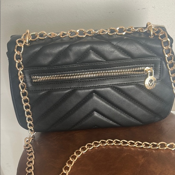 Valentino Orlandi Black Vegan Leather Shoulder Bag. NWT - Picture 9 of 9